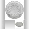 Assiette plate 27cm hacienda gris