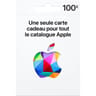 Apple gift card 100e
