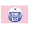 25 CARTES DE VISITE 82X128 210G ROSE PETALE SOUS CELLOPHANE CLAIREFONTAINE