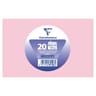 20 ENVELOPPES DE VISITE AUTO ADHESIVES 90X140 120G ROSE PETALE SOUS CELLOPHANE CLAIREFONTAINE