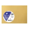 Clairefontaine 20 enveloppes auto-adhésives 11.4x16.2 cm lilas 120 grammes