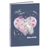 Agenda de texte 15x21 bella sara romantic 2 décors assortis