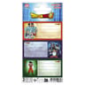 9 étiquettes adhésives 3 planches 75x100 3 visuels assortis dragon ball super