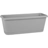 Jardinière Chorus 40 cm avec plateau clipsé gris béton