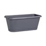 Jardinière Chorus 40 cm avec plateau clipsé - gris anthracite
