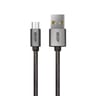 Apm cordon usb 2.0 usb-a/micro usb m/m nylon gris sideral 1m 570345