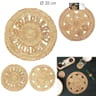 Set de table rond jute ajouré 35 cm
