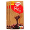 Cora chocolat noir dessert 52% 3 X 200g