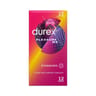 Durex préservatifs standard pleasure me texture perlée nervurée x12
