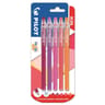 Pilot Frixion ball stick x5 framboise, mauve, rose, corail, orange