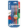 Pilot Frixion ball stick x5 bleu noir rouge vert