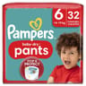 Pampers couches-culottes baby dry tailles 6 de 14 à 19kg x32