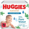 Huggies natural  Lingettes bebe 48x3