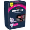 Huggies drynites sous vetements de nuit  4-7ans fille(17-30kg) x16