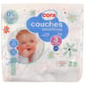 Cora couches bébé sensitive taille 3 6/10kg x33