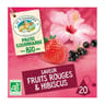 La tisaniere pause gourmande bio fruits rouges & hibiscus 20s 32g