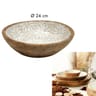 Bol manguier motif faïence d24 cm