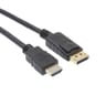 Apm câble displayport 1.2, hdmi, male / male, 4k 60hz, 1m 590500