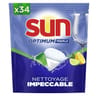 Sun pastilles lave vaisselle optimum tout en 1 agrumes x34 -0.51kg