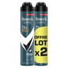 Rexona men deodorant aerosol invisible black + white 400ml