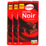 Cora chocolat noir 3x100g