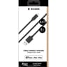 Bigben connected câble usb a/mfi 2.4a 2m recyclé noir CBLMFI2MRB
