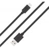 Bigben connected câble usb a/usb c 2m noir 100% plastique recyclé 3a CBLAC2MRB