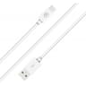 Bigben connected câble usb a/ usb c 2m blanc 100% plastique recyclé 3a CBLAC2MRW