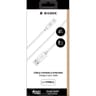 Bigben connected câble usb a/ usb c 2m blanc 100% plastique recyclé 3a CBLAC2MRW