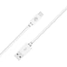 Bigben connected câble usb a/usb c 1.2m blanc 100% plastique recyclé 3a CBLAC1M2RW