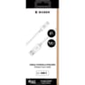 Bigben connected câble usb a/usb c 1.2m blanc 100% plastique recyclé 3a CBLAC1M2RW