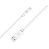 Bigben connected câble usb a/micro usb 3a 1.2m 2.1a recyclé blanc CBLMIC1M2RW