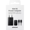 Bigben connected chargeur secteur usb c 15w+câble usbc noir EP-T1510XB