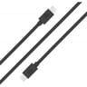 Bigben connected câble usb c/usb c 2m noir 100% plastique 3a