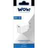 Wow base chargeur secteur 1usb c pd 20w blanc WOWCS20WCPDW