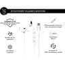 Force play écouteurs filaire usb c blanc FPYKPBOUTONUSBCW