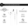 Force play écouteurs filaire jack 3.5mm blanc force play FPYKPBOUTONJACKW