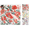 Serviettes jetables motif fleurs x16