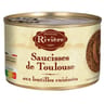 Maison riviere saucisse de toulouse aux lentilles cuisinées 420g