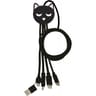 Yello koko câble de charge andy usba+usb c /micro usb / usb c/ lightning 1m YKCBLANDYXXLCATB