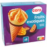 Cora 6 cônes fruits exotiques 720ml - 425g