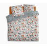 Parure housse de couette 200x200 + 2 taies 63x63 floral