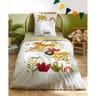 Parure housse de couette 140x200 + 1 taie 63x63 savane
