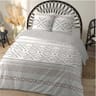 Parure drap plat 240 + drap housse 140 + 2 taies 63x63 mali