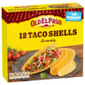 Old el paso taco shells x8 -156g