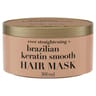 Ogx masque capillaire brazilian kératin smooth 300 ml