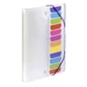 Trieur 12 compartiments incolore-étiquette multi couleur