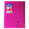 Koverbook piqure avec rabats 24x32 48 pages seyes rose