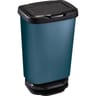 Poubelle à pédale jive bleu mat 40 l