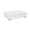 Sundis boîte de rangement view box transparent sous-lit 50 l